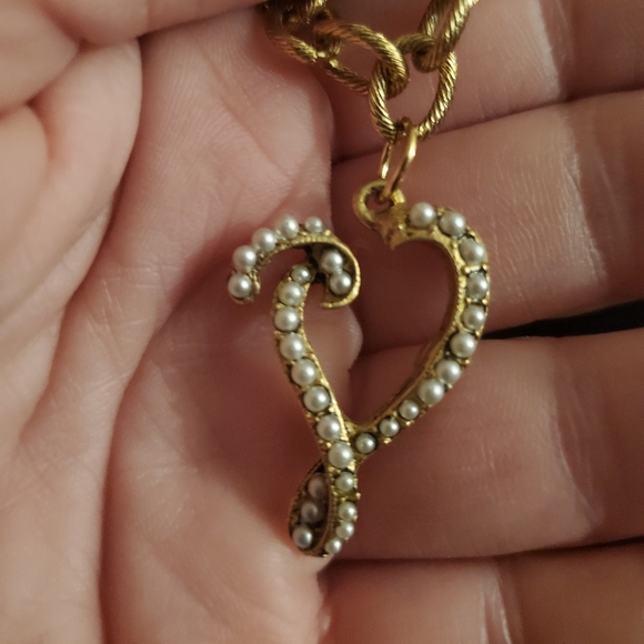 New Miss Ellie NYC Pearl Love Charm Bracelet. - Picture 14 of 16